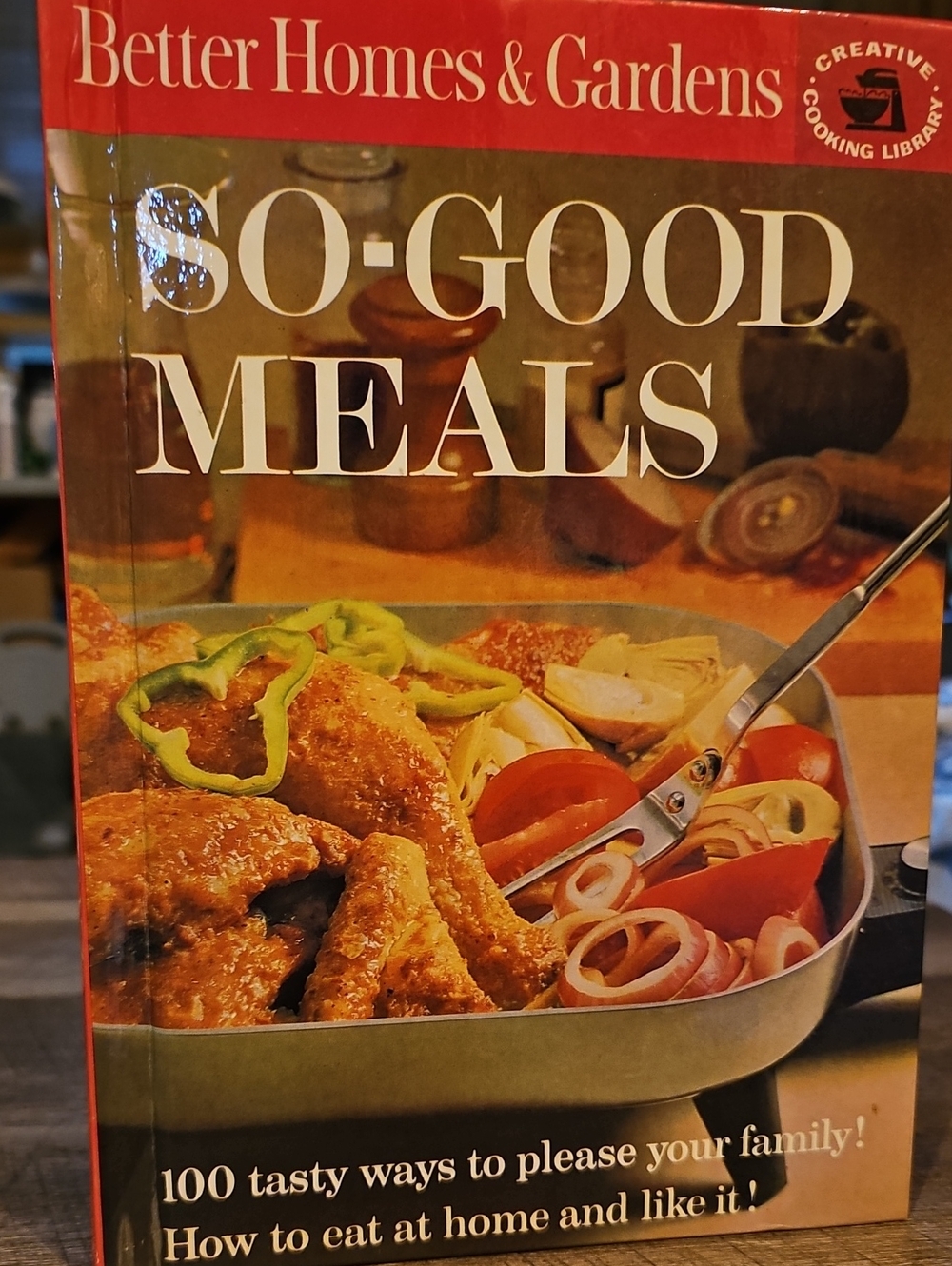 Vintage 1963 Better Homes and Gardens So-Good Meals Cookbook Retro